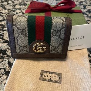 Gucci Ophidia GG card case wallet Supreme